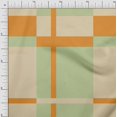 thumbnail image 1 of Soimoi Satin Silk Fabric Check Panel Print Fabric by The Yard 42 Inch Wide, 1 of 3