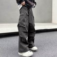 thumbnail image 1 of LOVZFMLL Women's Jumpsuit, Solid Color Off Shoulder Short Sleeve Loose Jumpsuit Gray, 2XL, 1 of 9