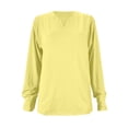 thumbnail image 4 of Ketyyh-chn99 Chandail pour Hommes Été T-Shirt pour Hommes et Grands Hommes Hauts Doux pour Hommes T-Shirt à Manches Courtes Col Rond Tee Haut T-Shirts Régulier Jaune,3TG, 4 of 4