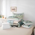 thumbnail image 5 of YST Lake Wooden Style Comforter Set, Rustic Farmhouse Bed in a Bag, Queen Size (7 Count), 5 of 5