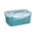 thumbnail image 2 of Large Food Storage Containers with Lids Airtight 1 Pcs Fruit Vegetable Storage Containers for Fridge Berries Vegetable Wash Vegetables Dehydration with Lids, 2 of 2