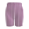 thumbnail image 5 of Plebaso Shorts pour Femmes 2025 Imprimé Rayé Shorts de Plage Taille Haute Mode Leggings Courts, 5 of 5