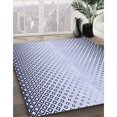 thumbnail image 3 of Ahgly Company Machine Washable Indoor Square Transitional Lavender Blue Area Rugs, 7' Square, 3 of 7