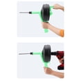 thumbnail image 3 of Handheld Drain Cleaner Plumbing Snake Auger Drain Unblocking Plumbing Hair Clog Removal Tool Sink Unclogger Drain Cleaner Tool Manual Or Powered Plumbing Snake Plumbing, 3 of 7