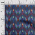 thumbnail image 1 of oneOone Silk Tabby Fabric Stripe Ikat Print Sewing Fabric BTY 42 Inch Wide, 1 of 4