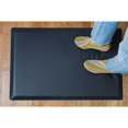 thumbnail image 2 of Rocelco 37.5" Deluxe Height Adjustable Standing Desk Converter with Dual Monitor Mount and Anti Fatigue Mat BUNDLE - Sit Stand Up Computer Workstation Riser - Keyboard Tray  (Black), 2 of 9