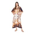 thumbnail image 2 of Oussum Caftan pour Femmes Robe Été Ample Décontractée Grande Taille Robe de Soirée Imprimée Caftan Long pour Dames Robes Élégantes en Ligne, 2 of 4