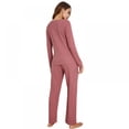 thumbnail image 3 of Ladies Casual Long-sleeved Plus Size Pajamas Suit Home Service, 3 of 6