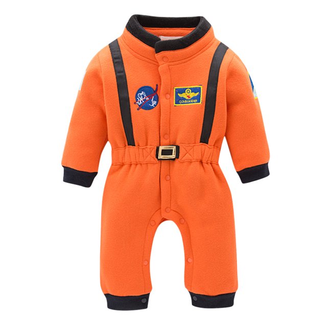 Combinaison pour Nouveau-Né Bébé Garçon Jeu de Rôle Astronaut Spationaute Cosplay Combinaison Spatiale