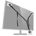 thumbnail image 4 of Sangles de Sécurité pour Téléviseur Ajustables, Ancres Anti-Basculement Sans Perçage pour Meubles, Fixer les Écrans Plats au Mur 1 Pce, 4 of 6