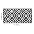 thumbnail image 5 of Cagogo under $5 2Pcs Outdoor Rug, Reversible Straw Door Mat, Outdoor Indoor Floor Carpet, Modern Home Entryway Rug, Natural Polypropylene Carpet Mat, Non-Slip Floor Protection Mat, 5 of 5
