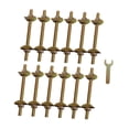 thumbnail image 2 of simhoa Countertop Connector Lightweight Draw Bolt for Stair Headboard Residential M8x100 12Pcs, 2 of 8