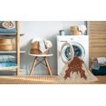 thumbnail image 2 of Ahgly Company Tapis d'Intérieur Lavables en Machine, Rectangle Transitionnel Brun Acajou, 7' x 10', 2 of 7