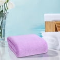 thumbnail image 4 of Suncoda Washclo, Solid Color Pineapple Reseau High Density Fleece Marginal Bath Towel Adult Solid Color Enlarged Bath Towel Thickened Marginal Towel 35X75Cm, 4 of 4