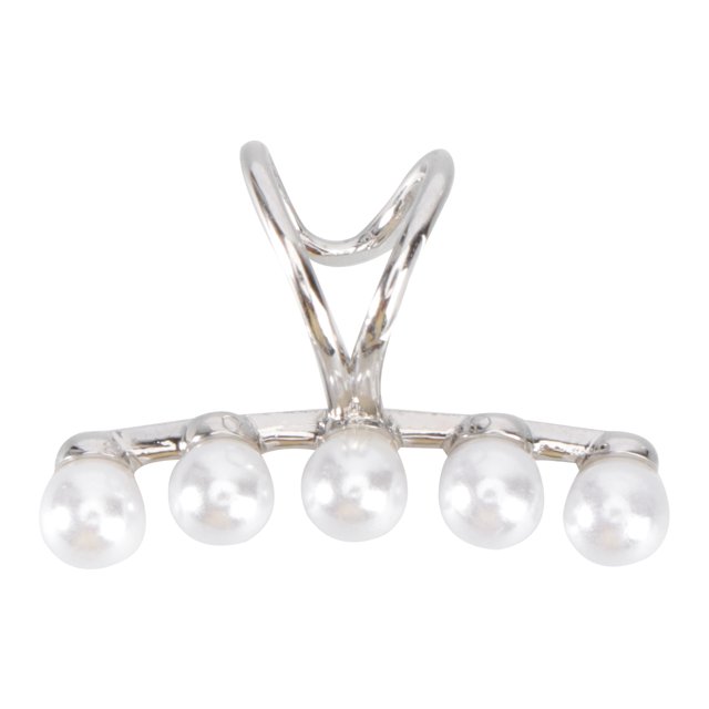 1Pc Simple Pearl Ear Clip Chic Ear Clip Fashionable Earring Female Earring