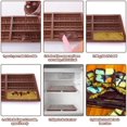 thumbnail image 5 of Chocolate Bar Mold Deep, Silicone Thick Chocolate Bar Mold for Stuffed Bar, Rectangle Knafeh Pistachio Chocolate Bar Break Apart Candy Bar Molds with 100pcs Storage Bags rectangular deep chololate, 5 of 5