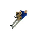 thumbnail image 1 of tamizeot Minuscule 1/64 Diorama de Collection Mise en Forme Femme Train Rue Route Homme Figurine Aspect Sac Homme Bleu 2,8-3 cm, 1 of 3