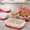 thumbnail image 2 of Rubbermaid TakeAlongs Food Storage Containers, Ruby, 40-Piece Lunch and Meal Prep Set, 2 of 8