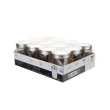Bocs en conserve en verre clair Mainstays, 250ml, 12 pièces