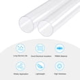 thumbnail image 3 of Unique Bargains 56mm ID 60mm OD 305mm  Clear Acrylic Pipe Rigid Round Tube for Lighting, Models, Plumbing, Crafts 2 Pack, 3 of 6