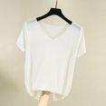 thumbnail image 1 of Blouses pour Femmes Blouse Unie Décontractée Mode Col Rond Régulière Sans Manches Hauts de Nuit, 1 of 1