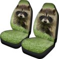 thumbnail image 1 of ORUYROP Seat Covers for Cars Universal Fit Custom Racoon 3D Print Front Car Seat Covers Set of 2,Vehicle Seat Protector Car Mat Covers, 1 of 4