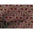thumbnail image 4 of oneOone Cotton Poplin Fabric Leaves & Floral Block Decor Fabric Printed BTY 42 Inch Wide, 4 of 4
