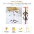 thumbnail image 3 of Countertop Wine Glass Holder Creative Simple Kitchen Bar Storage Rack Wrought Iron Desktop Goblet Shelf Metal Glasses Display Stand Multi-function Ornament, 3 of 9