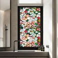 thumbnail image 4 of Rainbow Floral Static Cling Window Film Removable Decal for Glass Door Privacy No Botanical Design, 4 of 5