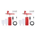 thumbnail image 1 of maskred Lightweight Airbrush Air Compressor Kit Set Precise Spray Painting Portable Red 1.49x5.1x5.7 Inch 2Set, 1 of 6
