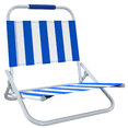 thumbnail image 3 of Mainstays Beach Chair, Blue & White Stripes, 3 of 10