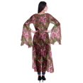 thumbnail image 4 of Moomaya Cardigan Long en Georgette Imprimée pour Femmes, Vêtements de Plage, Cache-Maillot, 4 of 5