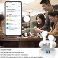 thumbnail image 4 of IROINID TWS Earbud Bluetooth,Connect Translation Earbuds Connect Language Translator Earbuds Earbud Language Translator Real Time Instant Translator Earbuds Portable In-Ear Translator, 4 of 6
