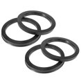 thumbnail image 1 of 4pcs Plastic 87.1mm to 106mm Car Hub Centric Rings Wheel Spacer Black, 1 of 1