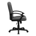thumbnail image 3 of Mid-Back Gray Fabric Executive Swivel Chair with Nylon Arms, 3 of 9