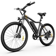 5TH WHEEL WLB17 26" Electric Bike for Adult, 500W Ebike with 36V 10.4Ah Removable Battery, Electric Bicycle with 7 Speed, UL2849, White/Black