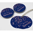 thumbnail image 4 of Inkdotpot Real Rose Gold Foil Let Love Sparkle Wedding Tags Favor Hang Paper Tags 100 Pieces, 4 of 6