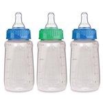 First Essentials by NUK™ Clear View® Bottle, 3x5oz Bottles, Slow Flow