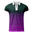 thumbnail image 2 of BOBOGOJP Polos à Manches Courtes pour Hommes avec Col Coupe Régulière en Coton (Violet,G), 2 of 5