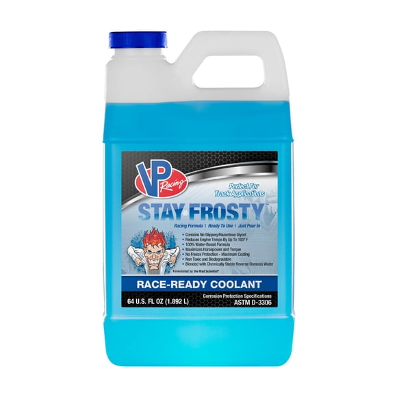 VP Racing Liquide de Refroidissement de Moteur 2301 STAY FROSTY; Prémélangé; de Course; 0,5 Gallon; Simple