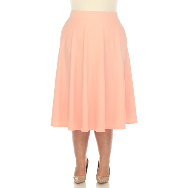 White Mark Jupe Midi Évasée Tasmin pour Femmes