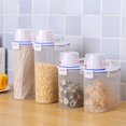 thumbnail image 2 of Rice Containers Airtight Large Capacity Plastic Clear Measuring Cup Rice Storage Bin for Kitchen, 2 of 11