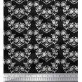 thumbnail image 1 of Soimoi Modal Satin Fabric Floral Block Print Fabric by The Yard 42 Inch Wide, 1 of 3