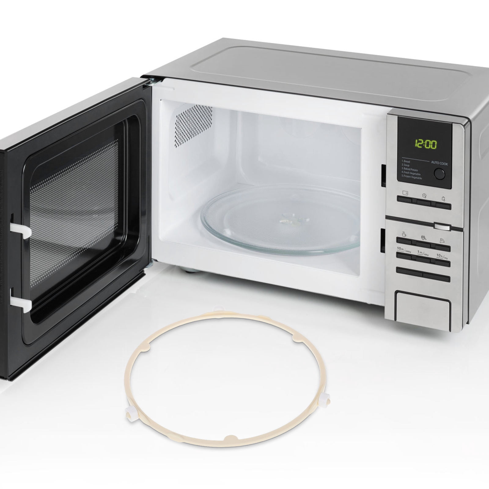 LOLIPPYY Microwave Ring Microwave Turntable Ring Plastic Even Cooking Kitchen Use 1Pcs
