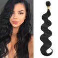 thumbnail image 3 of Dadatutu Wig Hair Curtain Spring - High-Temperature Chemical Fiber Wig, Matte Finish, Wavy Style, 70G, Black, Perfect for All Occasions, 3 of 6