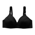 thumbnail image 2 of AherBiu Wireless Bras for Women Plus Size Comfort Soft Full Coverage High Support Push up Bralette Solid Color Bras, 2 of 8