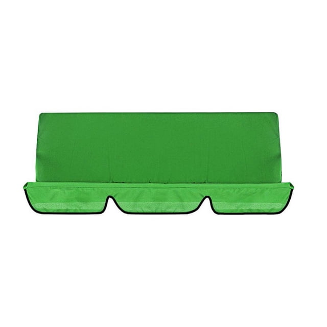 POINTERTECK Coussin de Balançoire d'Extérieur Coussin de Chaise Balançoire 3 Places de Couleur Vert Vif. Ce Coussinet de Siège de Balançoire Imperméable Est Conçu pour une Utilisation Extérieure, Offrant Durabilité et Confort. Convient aux Chaises de Balançoire de patio, Il Présente une Conception Trois Places avec une Finition Lisse et des accents de Garniture Noirs.
