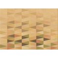 thumbnail image 1 of Ahgly Tapis Rectangulaire Lavable en Machine Intérieur Transitionnel Brun Cannelle, 7 Pieds x 9 Pieds, 1 of 7