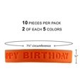thumbnail image 3 of Pack Bracelet Joyeux Anniversaire 2, Pack de 10, 3 of 3