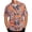 Orange, variant on TopLLC Mens Floral Hawaiian Shirts Short Sleeve Button Down Beach Shirts Plaid Shirt Men